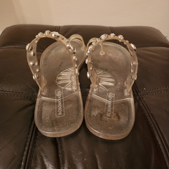 BCBGMaxAzriaParis Slides Clear PVC Size 8 - Picture 3 of 5